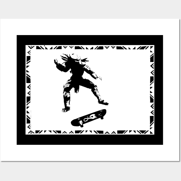 Kick Flip Wall Art by EightiesBeast